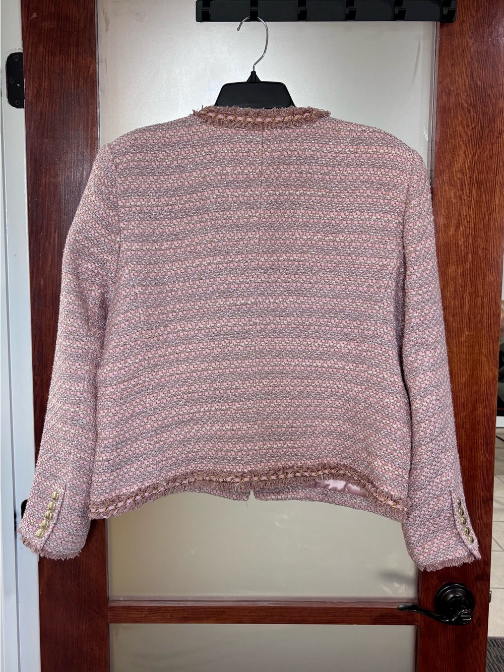 Generation Love Pink Tweed Jacket with Trim - Picture 5 of 5